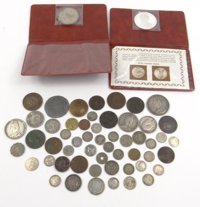 Assorted coins mostly British examples including Victorian silver examples a Museum Collection
