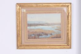 Powell. A good early 20th century watercolour signed Powell, believe to be Keyhaven. Framed and