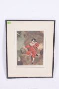 After Sir Thomas Lawrence - Mezzo tint by H Gough, signed in pencil to lower corner. Limited