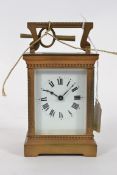 A 20th century presentation mantel clock from the National And Provincial Bank, with engraved