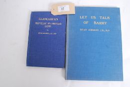 Stan Awbery Llancarfan - The Village of a Thousand Saints Signed Copy 1957 together with a Signed