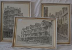 A collection of 3 Griffin prints of Bristol being framed and glazed from the Bygone Series. Largest