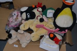 A large quantity of Wallace & Gromit and related Aardman soft toys. Most new.