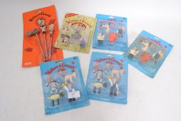 Five boxes of Wallace & Gromit figures and one pencil toppers. Unopened.