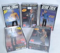 5x AMT ERTL Star Trek model kits - unopened.