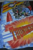 A Thunderbirds single duvet cover and pillow case (appears VGC, very clean)