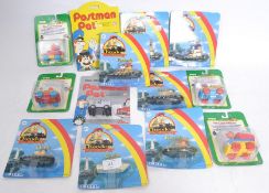 DIECAST: ERTL and others carded diecast - Theodore Tugboat, Postman Pat and others. 13 models in