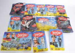 12x carded Captain Scarlet diecast action figures by Vivid.