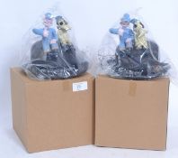 Two Bradford & Bingley Wallace & Gromit money boxes. Unused, in original packaging.