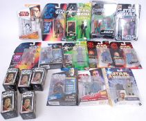 STAR WARS: an amount of 21 various STAR WARS ACTION FIGURES TOYS from various lines such as the