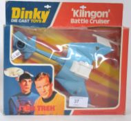 An original vintage Dinky diecast Star Trek 357 Klingon Battle Cruiser in original box, with