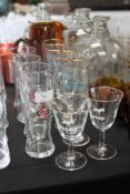 A collection of vintage pub glasses to include Goldwell Snowball, Becks and Pony