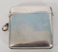 A good Hallmarked silver vesta case by Deakin & Francis Ltd Birmingham dating to 1924.  Weight 32