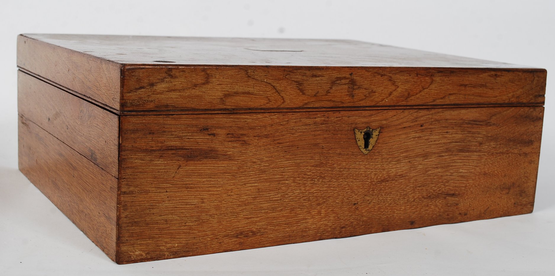 An Edwardian mahogany metamorphic cased sewing box. With contents to the interior having slide out