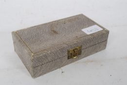 A 1930's presentation cased Art Deco chrome corkscrew complete in the box