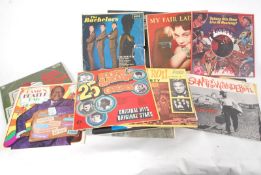 A collection of LP vinyl records to include The Batchelors, Sinatra and several Dean Martin