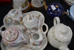 A collection of teapots