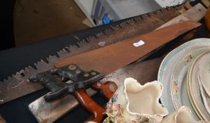 A selection of antique saws