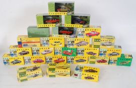 A large collection of Vanguards model toy diecast cars, each boxed to include va11501, va05206,