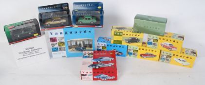 A collection of Vanguards boxed diecast model cars, comprising; Vanguards Police Escort diorama,