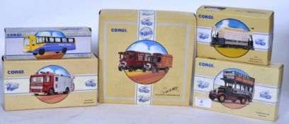 A collection of boxed Corgi diecast to include 91918 - 97357, 97263, 96986, 97754.