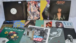 A collection of vinyl records ( 29) to include Yello, The Art of Noise, Pest, Mugison, The Ripps,