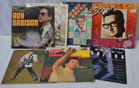 7 Rock N Roll vinyl LP`s to include Buddy Holly x3, Roy Orbison x 2, Jerry Lee Lewis and Eddie