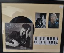 AUTOGRAPHS: Billy Joel - Greatest Hits - signed LP record. Signed by Joel in chunky silver marker
