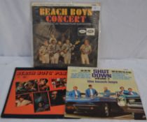 3 Beach Boy`s albums LP`s to include live in concert, Shirt Down Vol2 and Party - Various  years