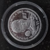 A Silver Republic of Liberia F1 1994 $5 coin.