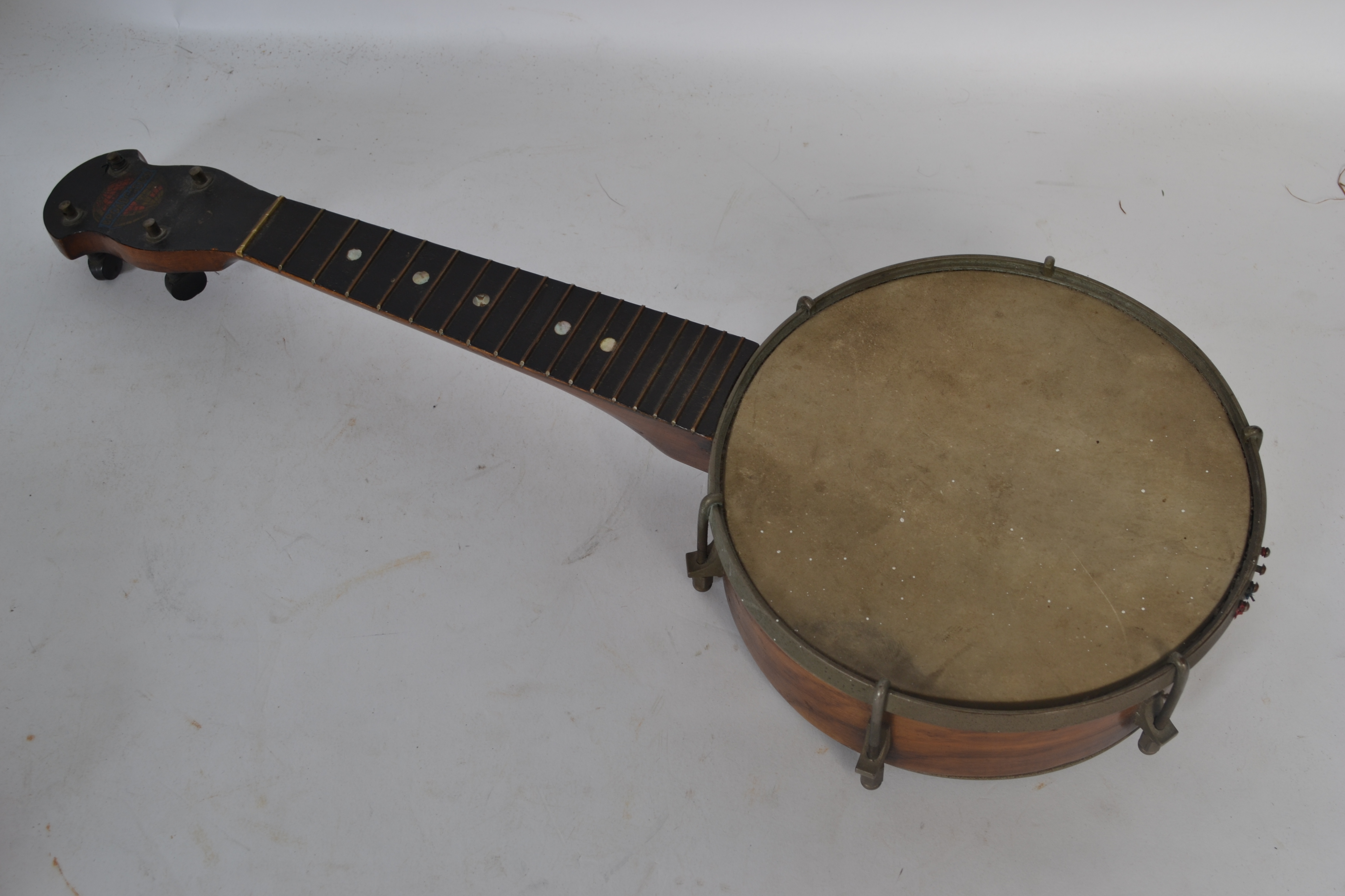 An early 20th century 1920's Banjolele by Broadcaster