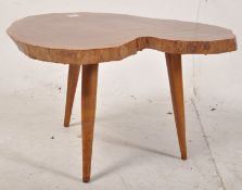 A 1970`s tree / plant coffee table by Fijian Wood Product Company, of Toorak, Suva.(H-35,W-62,D-50)