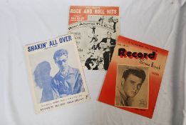 MEMORABILIA: A collection of vintage sheet music / song books to include Bill Haley`s Rock `n` Roll