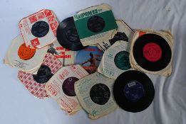 RECORDS: A collection of singles to include Gerry & The Pacemakers, Tom Jones, The Beatles etc.