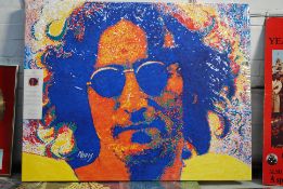 MEMORABILIA: Barry Novis - 20th century limited edition giclee print of John Lennon ( The