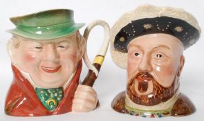 2 Beswick character toby jugs to include Tony Weller No 281 and Henry VIII No 2099