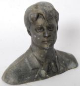 An unusual miniature plaster bust of the famous russian pot Sergei Yesenin