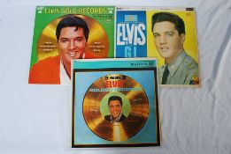 RECORDS: A collection of 3 vintage Elvis Presley LP's to include GI Blues RD27192, Elvis Vol 3,