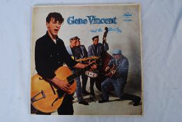 RECORDS: Gene Vincent & The Blue Caps - Capitol - T811. Sleeve: tape to rear VG, Rec Ex.