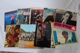 RECORDS: A collection of 1960's vinyl record LP's to include The Bashful Blond, The Monkees etc