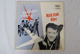 RECORDS: Gene Vincent & The Blue Caps - Blue Jean Bop - T764. Ex / Ex.
