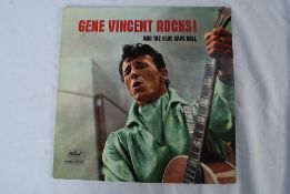 RECORDS: Gene Vincent Rocks & The Blue Caps Roll - T970 - Capitol. Ex / Ex.