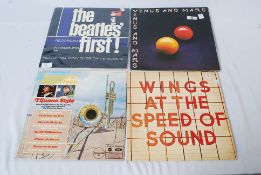 RECORDS: A collection of Beatles, McCartney, Lennon vinyl records etc, to include The Beatles