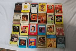 MUSIC: A collection of vintage 8 track cassette tapes to include The Who, Bill Haley, Little Richard