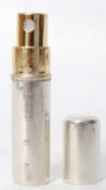 A hallmarked silver ladies perfume atomiser