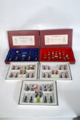 A collection of boxed Britains toy lead soldiers to include Royal Marines, Cheshire Regiment,