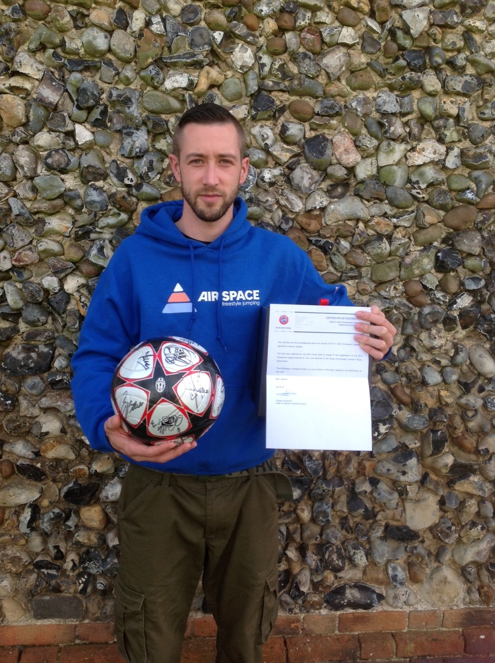 Donated by UEFA - Juventus signed UEFA Football from the 2010/11 UEFA Champions League season.