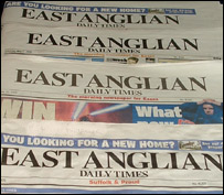 East Anglian Daily Times Double Page SpreadThis is your chance to bid to have two full colour