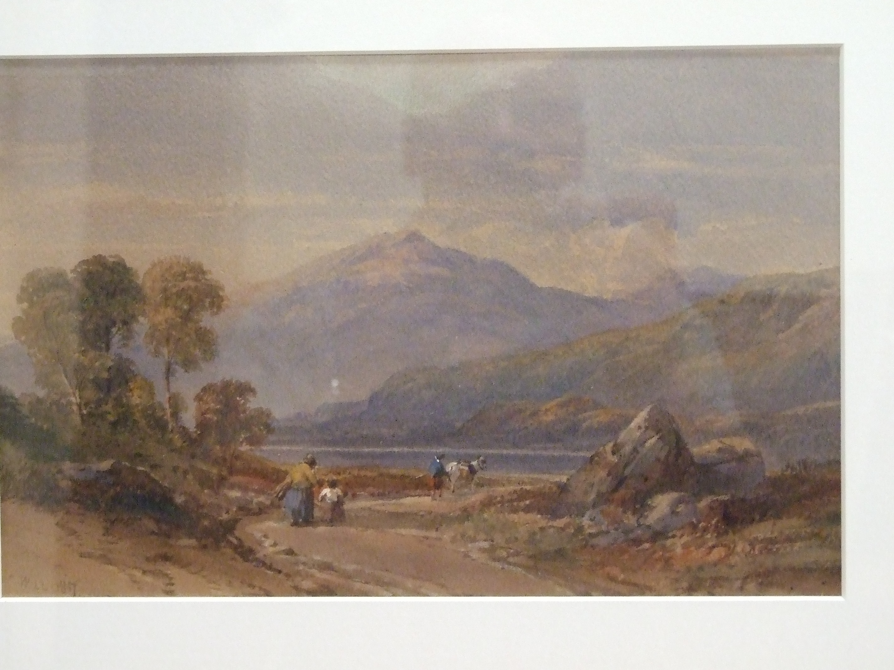 William Leighton Leitch BEN LAWERS, SCOTLAND Initialled watercolour, dated 1857, 18.5 x 28.5cm,