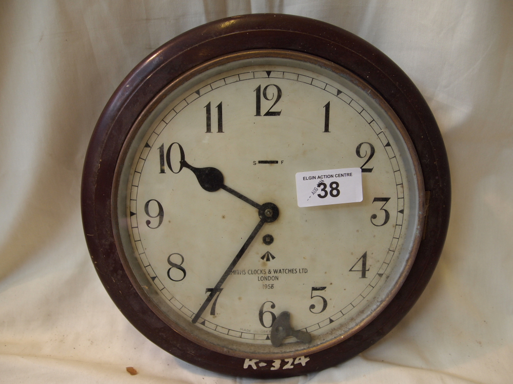 Sale Item:    RAILWAY WALL CLOCK   Vat Status:   No Vat   Buyers Premium:  This lot is subject to a